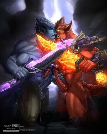 [Todex] Draenei vs Eredar (World of Warcraft) manga cover