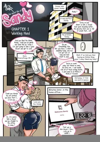 [AlexComix] The Secret Life of Sandy Ch. 1-5 [Ongoing] manga cover