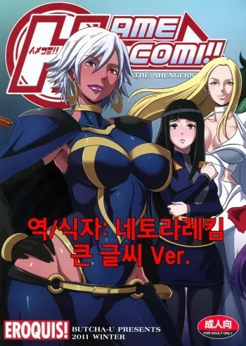 (C81) [Eroquis (Butcha-U)] HameComi! (Superheroes) (korean) manga cover