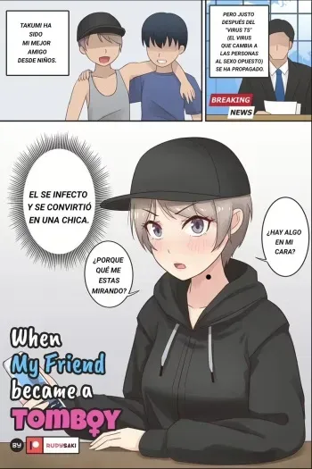 When My Friend Became A Tomboy [Espanish] manga cover