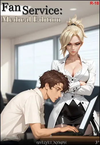 Fan Service #3 - Medical Edition (Velvet Nymph)(AI generated) manga cover