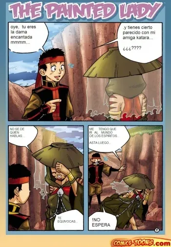 [Linno] The Painted Lady (Avatar the Last Airbender) [Spanish] manga cover