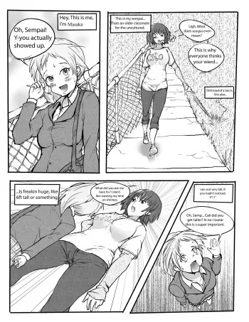 My Sempai was a huge pain manga cover