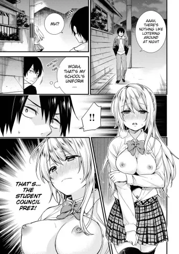 [sorani] Gakuen no Ojou-sama ga Roshutsukyou no Dohentai datta Hanashi Ch. 1-4 [English] [H-Konbini] [Digital] manga cover