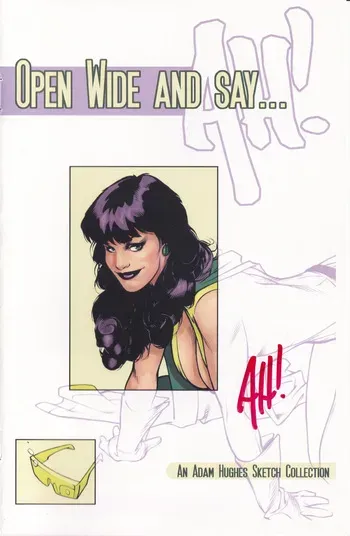[Adam Hughes] Open Wide And Say...AH! manga cover