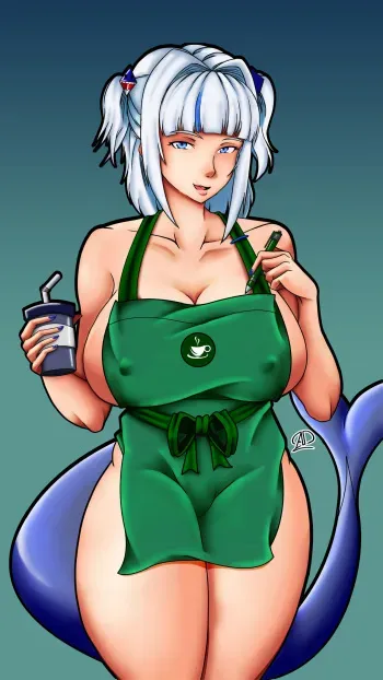 [TreatArtStudios (AD2)] Gawr Gura Milk Cafe (Hololive) manga cover