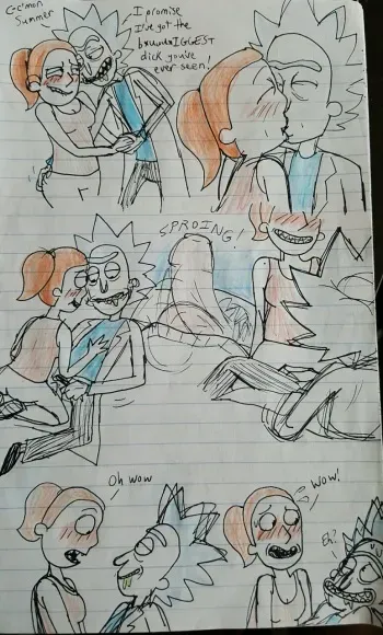 [Stickyickysmut] Rick and Summer (Rick and Morty) manga cover