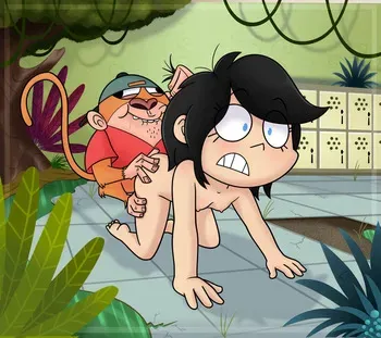 [allthefallen] my_gym_partner's_a_monkey (parody) manga cover