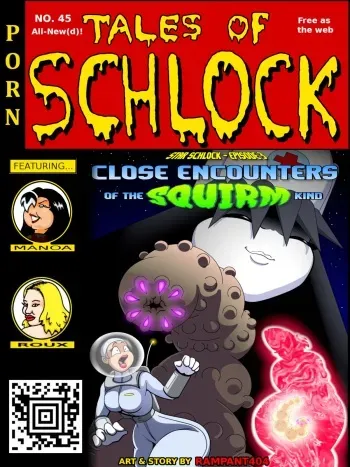 [Rampant404] Tales of Schlock #45 : Close Encounters of the Squirm Kind manga cover