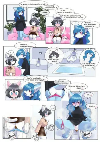 Lovers Pooping Together manga cover