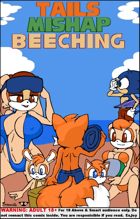 Tails Mishap Beeching by Terrenski manga cover