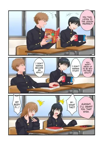 Bad Boys Who Don't Listen to the Lesson Should Become TS Fairies! manga cover