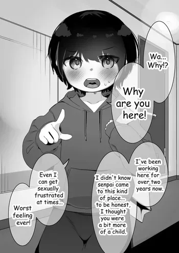 [Sena] Joseimuke Fuuzoku ni Zemi no Senpai ga Raiten Shita I Senpai came to the sex club [English] manga cover
