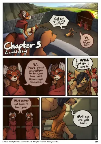 [Feretta] A Tale of Tails: Chapter 5 - A World of Hurt (ongoing) manga cover