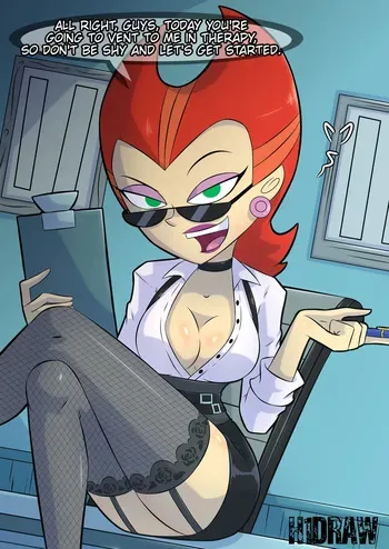 [H1DRAW] Danny Phantom - Miss Spectra - Therapy / Out of Control / Bad Plan manga cover