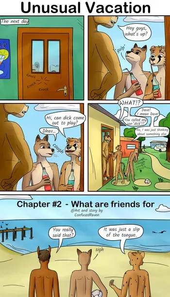 [ConfusedRaven] Unusual Vacation #2 - What are friends for manga cover