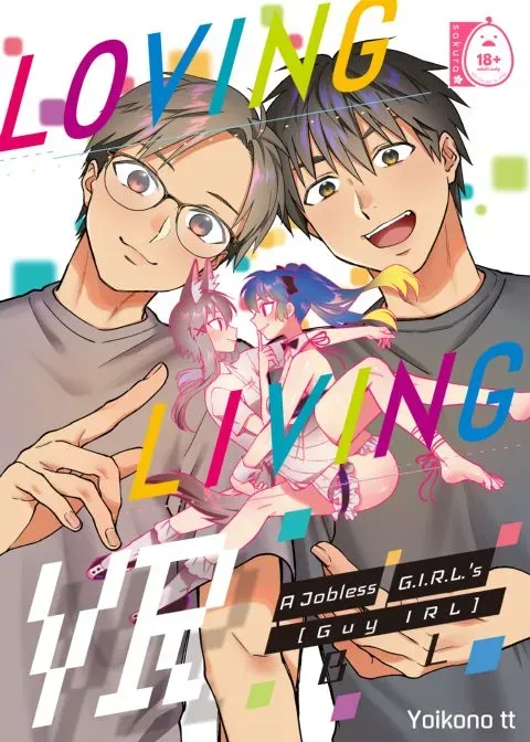 Loving Living VR: A Jobless G.I.R.L.'s [Guy IRL] BL manga cover