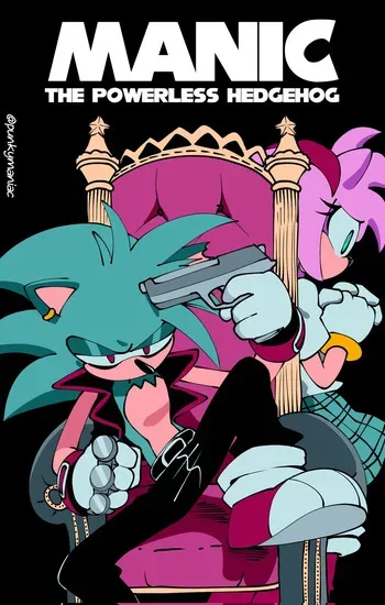 [QuaverDraws (QuaverNSFW)] Manic the Powerless Hedgehog manga cover