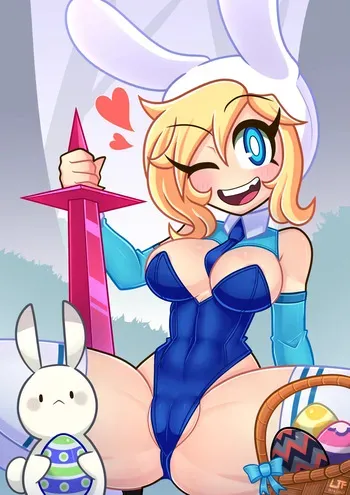 [Lezaki] Fionna the Bunny (Adventure Time) manga cover