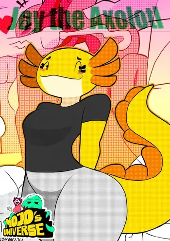 [MojoMontebon] Joy the Axolotl (MojoMontebon OC) manga cover