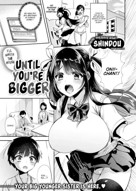 I'll Watch the House Until You're Bigger manga cover