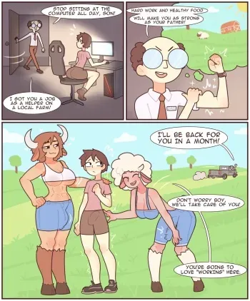 [Red7Cat] Futa Farm (Ongoing) manga cover