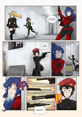 [Samasan] Mercs and Spies (ongoing) manga cover