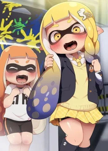[DAGASI] Crossdressing Inkling manga cover