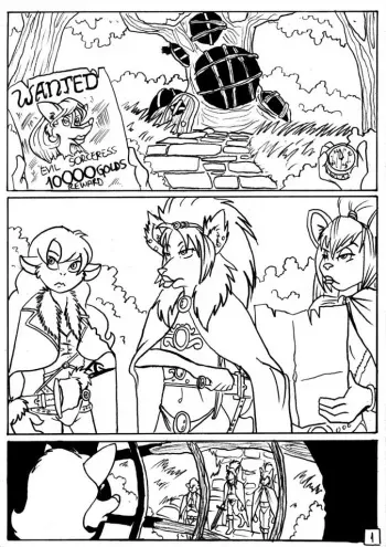 [Salmacisreptile] Hunting For A Sorceress [Sample] manga cover