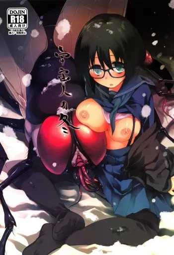 (C87) [KashiNoKi (Midori No Rupe)] Uchuujin no Fuyu | Winter of Alien [English] {Mant} manga cover