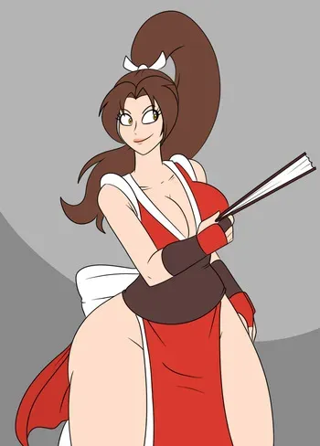 [ComicalWeapon] Free for All - Mai Shiranui (+ Ivy Valentine & Poison) manga cover