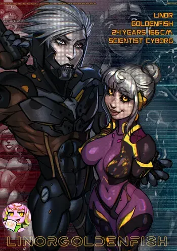 [Linor Goldenfish] She needs your love (and spares⚙️) (OC) (Metal Gear Solid) manga cover