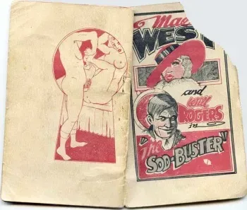[Mr. Prolific] Mae West and Will Rogers in "The Sod-Buster" [English] manga cover
