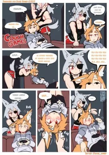 [DerpyFox36] Couch Games (Spanish) [Dogie Gamer] manga cover