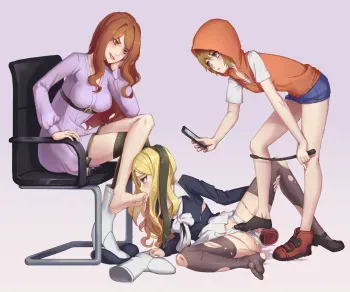 Female footjob compilation manga cover