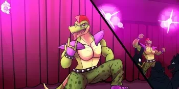 [Thekinkybear] - Montgomery Gator - (Five Night's at Freddys) - (No Text) manga cover
