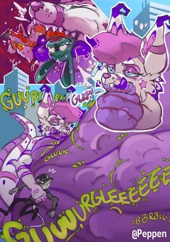 [Peppen] Fluffie's Mass Binge Eating manga cover