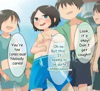 Mizugi Hagitori no Ijime o Ukeru Onnanoko I Girl stripped naked in pool manga cover