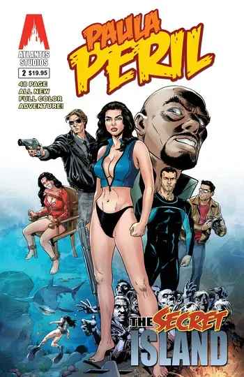 [Paula Peril] The Secret Island manga cover