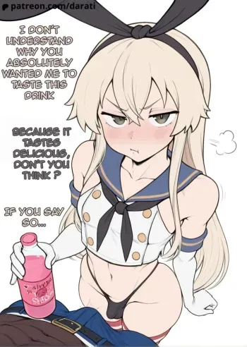 Shimakaze and the magic drink manga cover