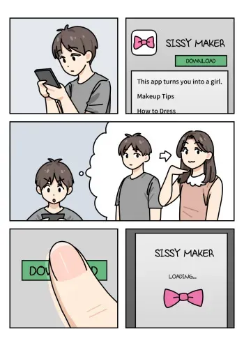 SISSY MAKER manga cover