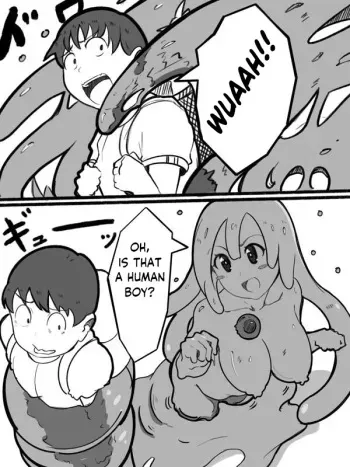 Monster Girl's ball kick (モンスター娘の金蹴り) Pixiv fanbox manga cover