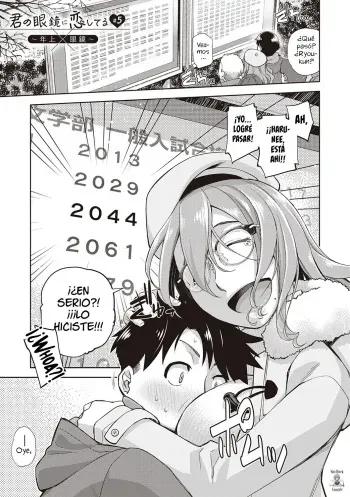 Estoy enamorado de tus gafas manga cover