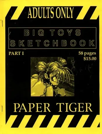 [Paper Tiger] Big Toys Sketchbook manga cover