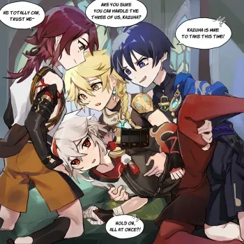 Aether's Inazuma Anemo Boys Adventure in Sumeru manga cover