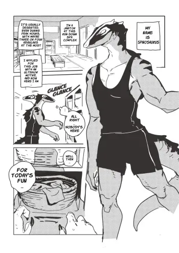 Hot spring Zaurus manga cover
