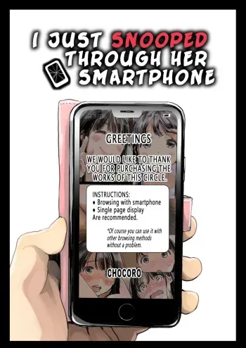 I Just Snooped Through Her Smartphone 1, 2, 3 manga cover