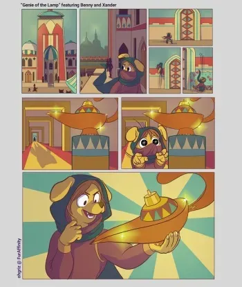 [Griz] Genie of the Lamp manga cover