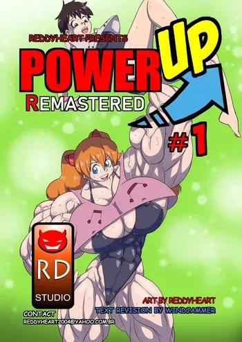 [Reddyheart] Power up #1 remastered manga cover