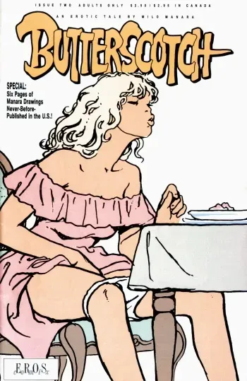 [Milo Manara] Butterscotch: Flavor of the Invisible #2 manga cover